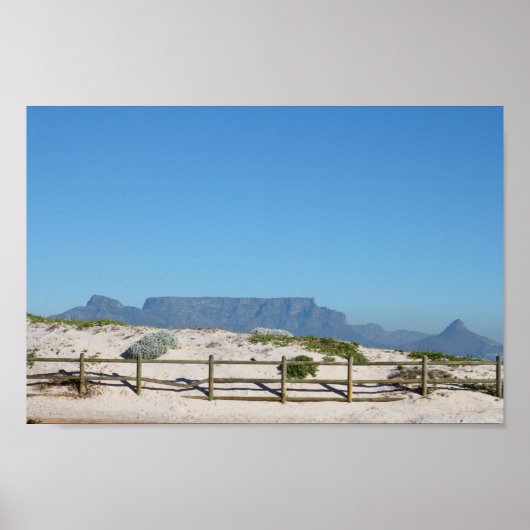 Kaapstad Tafelberg Blouberg Zuid-Afrika Poster (Voorkant)
