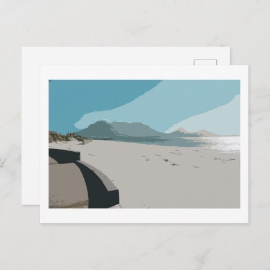 Kaapstad Tafelberg Briefkaart (Voorkant / Achterkant)