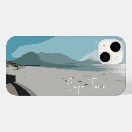 Kaapstad Tafelberg Case-Mate iPhone Case (Achterkant (horizontaal))