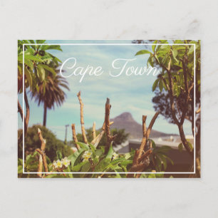 Kaapstad Tafelberg, hoofd van de leeuw Briefkaart