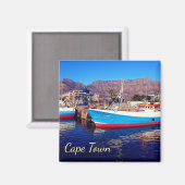 Kaapstad Tafelberg Marina Collage Magneet (Voorkant / Achterkant)