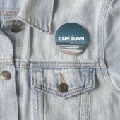 Kaapstad Tafelberg Oceaan Ronde Button 5,7 Cm (In situ)
