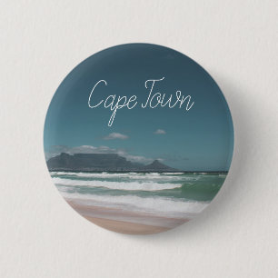 Kaapstad Tafelberg Oceaan Ronde Button 5,7 Cm