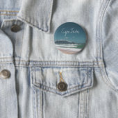 Kaapstad Tafelberg Oceaan Ronde Button 5,7 Cm (In situ)