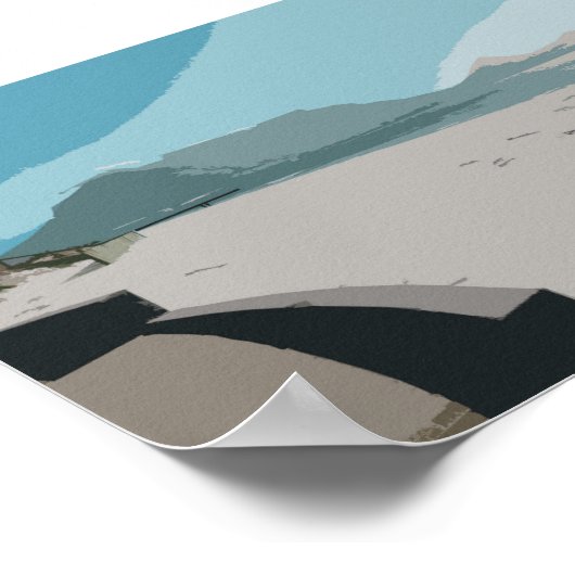 Kaapstad Tafelberg Poster (Hoek)