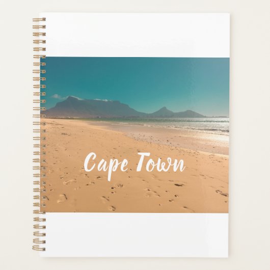 Kaapstad Tafelberg Strand Oceaan Planner (Voorkant)