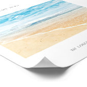 Kaapstad Tafelberg Strand Oceaan Poster (Hoek)
