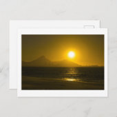 Kaapstad Tafelberg - Sunset Briefkaart (Voorkant / Achterkant)