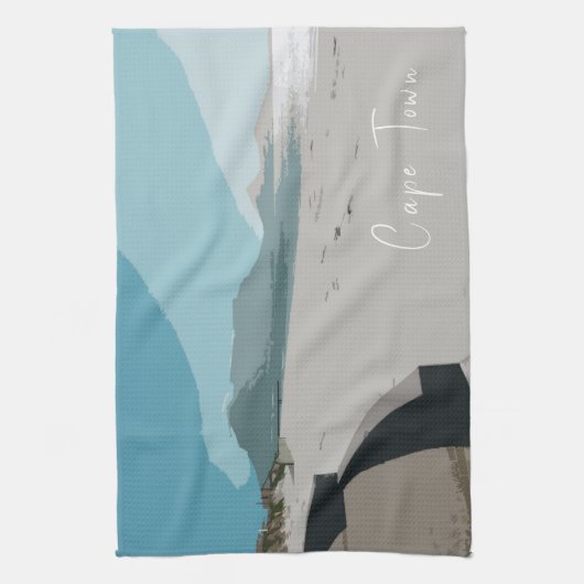 Kaapstad Tafelberg Theedoek (Verticaal)