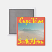 Kaapstad Tafelberg Uitzicht Magnet (Voorkant / Achterkant)