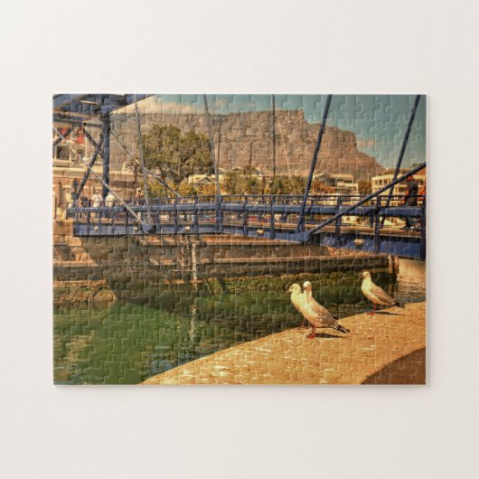 Kaapstad Tafelberg V&A Waterfront Legpuzzel (Horizontaal)