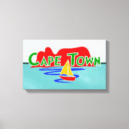 Kaapstad Tafelberg verpakt Canvas Print