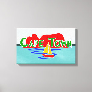 Kaapstad Tafelberg verpakt Canvas Print
