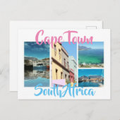Kaapstad Tafelberg Waterfront Bo Kaap Briefkaart (Voorkant / Achterkant)