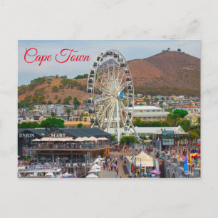 Kaapstad Tafelberg Waterfront Cityscape Briefkaart