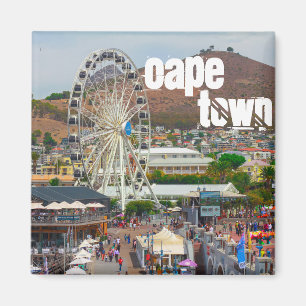 Kaapstad Tafelberg Waterfront Cityscape Magneet