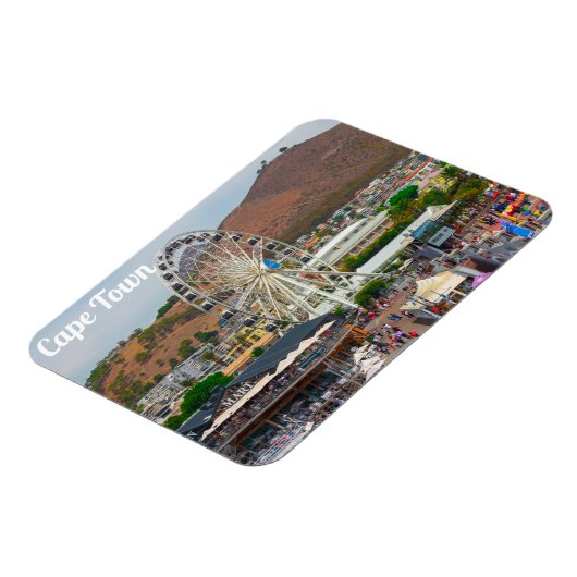 Kaapstad Tafelberg Waterfront Cityscape Magneet (Linkerzijde)