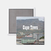 Kaapstad Tafelberg Waterfront Cityscape Magneet (Voorkant / Achterkant)