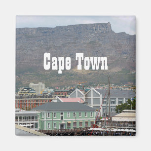 Kaapstad Tafelberg Waterfront Cityscape Magneet