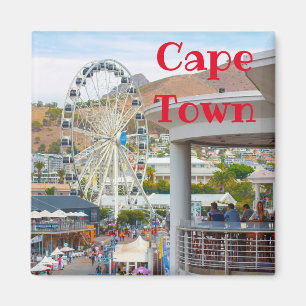 Kaapstad Tafelberg Waterfront Cityscape Magneet