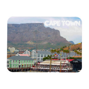 Kaapstad Tafelberg Waterfront Cityscape Magneet