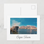 Kaapstad Tafelberg Waterfront Harbour Briefkaart (Voorkant / Achterkant)
