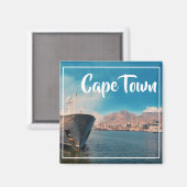 Kaapstad Tafelberg Waterfront Harbour Magneet (Voorkant / Achterkant)