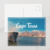Kaapstad Tafelberg Waterfront Haven Briefkaart (Voorkant / Achterkant)
