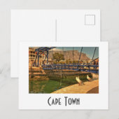 Kaapstad Tafelberg Waterfront Zuid-Afrika Briefkaart (Voorkant / Achterkant)