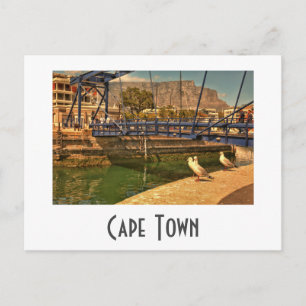 Kaapstad Tafelberg Waterfront Zuid-Afrika Briefkaart