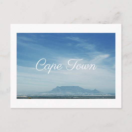 Kaapstad Tafelberg ZA Zuid-Afrika Briefkaart (Voorkant)