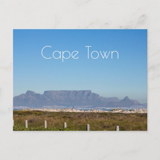 Kaapstad Tafelberg ZA Zuid-Afrika Briefkaart (Voorkant)
