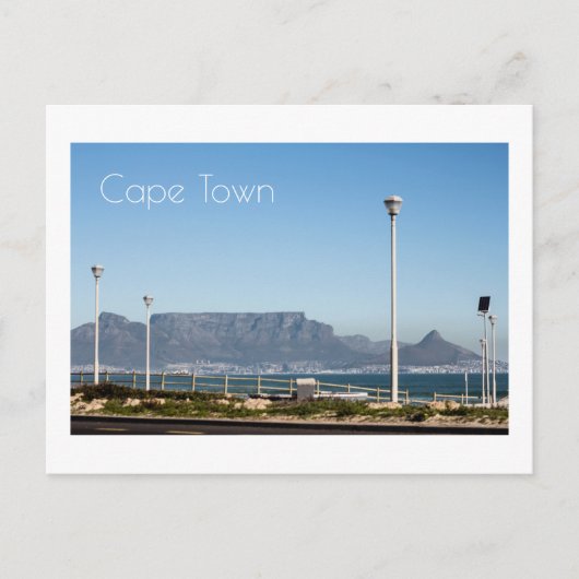 Kaapstad Tafelberg ZA Zuid-Afrika Briefkaart (Voorkant)