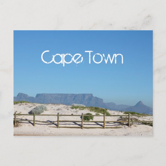 Kaapstad Tafelberg ZA Zuid-Afrika Briefkaart (Voorkant)
