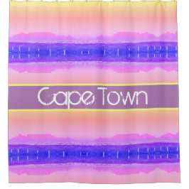 Kaapstad Tafelberg ZA Zuid-Afrika Douchegordijn