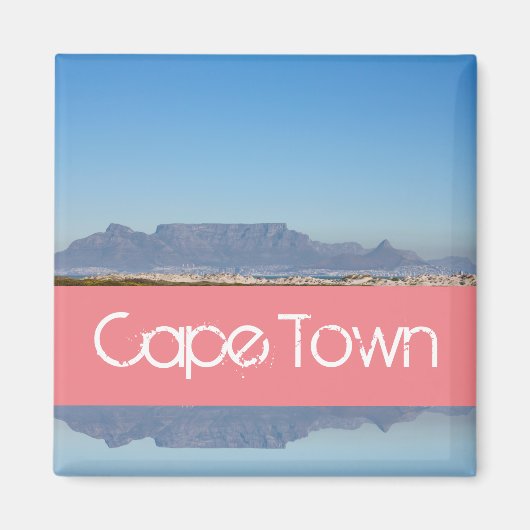 Kaapstad Tafelberg ZA Zuid-Afrika Magneet (Voorkant)