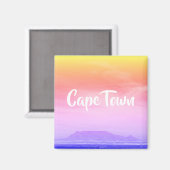 Kaapstad Tafelberg ZA Zuid-Afrika Magneet (Voorkant / Achterkant)