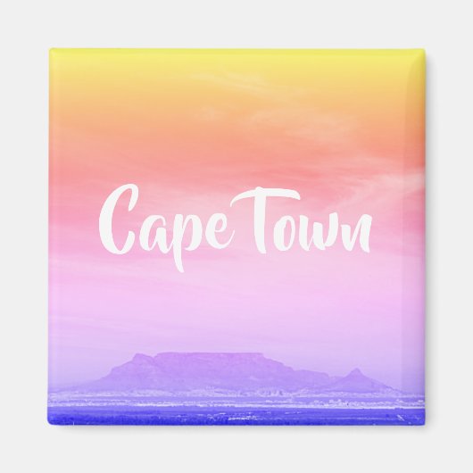 Kaapstad Tafelberg ZA Zuid-Afrika Magneet (Voorkant)