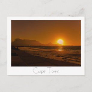 Kaapstad Tafelberg - Zonnegebergte Zuid-Afrika Briefkaart