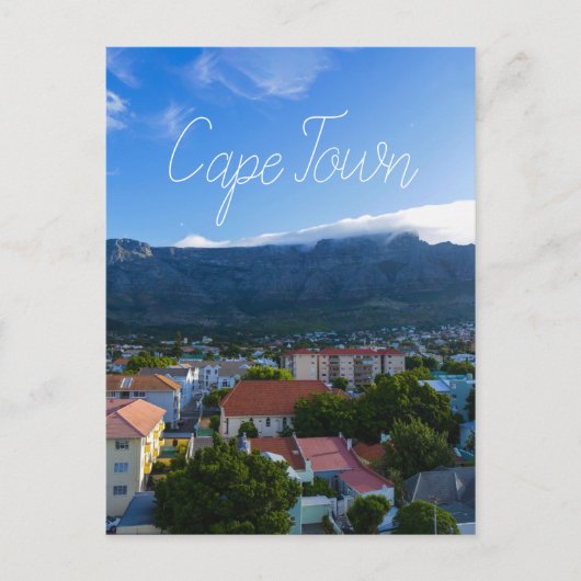 Kaapstad Tafelberg Zuid-Afrika Briefkaart (Voorkant)