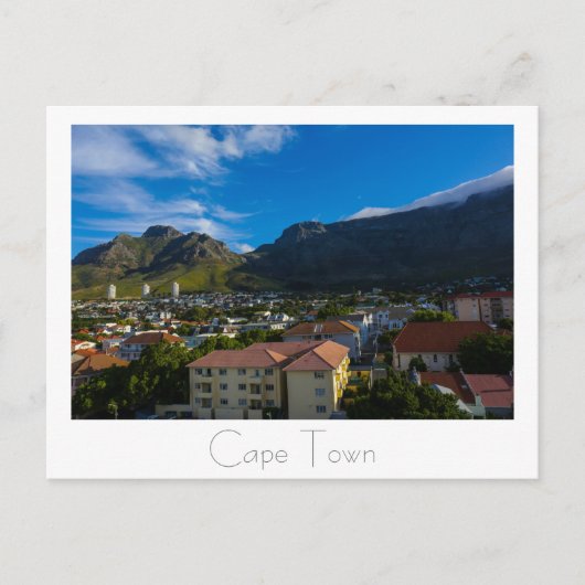 Kaapstad Tafelberg Zuid-Afrika Briefkaart (Voorkant)