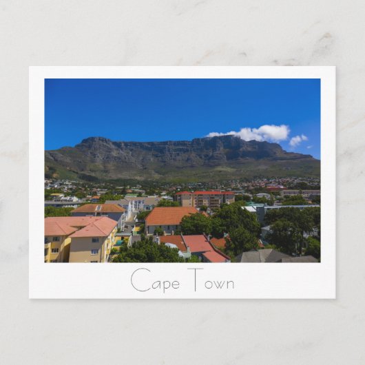 Kaapstad Tafelberg Zuid-Afrika Briefkaart (Voorkant)
