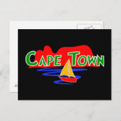 Kaapstad Tafelberg Zuid-Afrika Post Kaart (Voorkant / Achterkant)