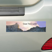 Kaapstad — Tafelgebergte Bumpersticker (Op auto)