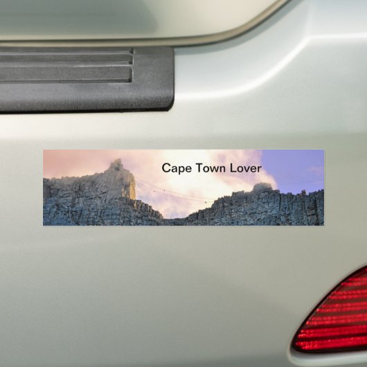 Kaapstad — Tafelgebergte Bumpersticker (Op auto)