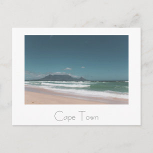 Kaapstad Tafelgebergte en strand Briefkaart
