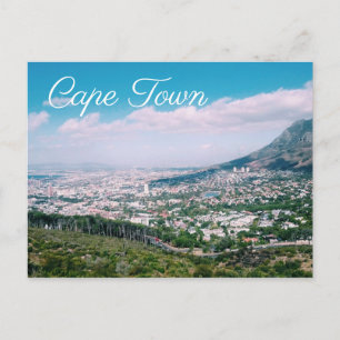 Kaapstad Tafelgebergte — pieklandschap Briefkaart