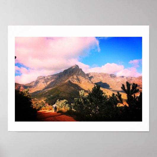 Kaapstad Tafeltrektrekkers - Uitzicht Poster (Voorkant)