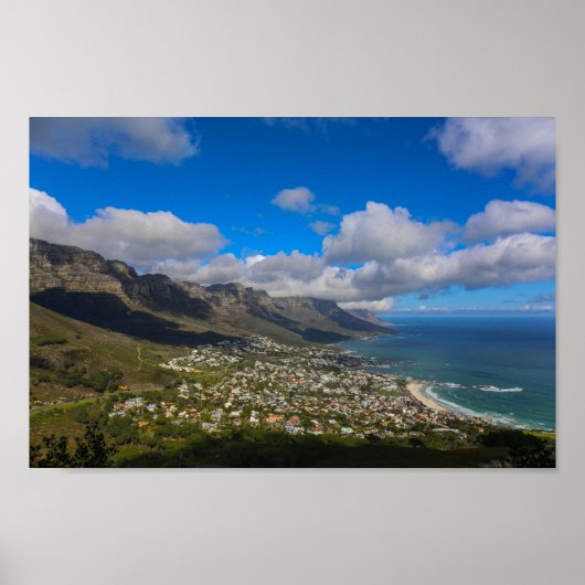 Kaapstad Twelve Apostles South Africa SA Ocean Poster (Voorkant)
