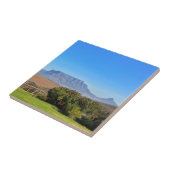 Kaapstad Uitzicht gras Tegeltje (Zijkant)